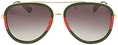 Gucci Pilot Urban Web Block Aviator Sunglasses 